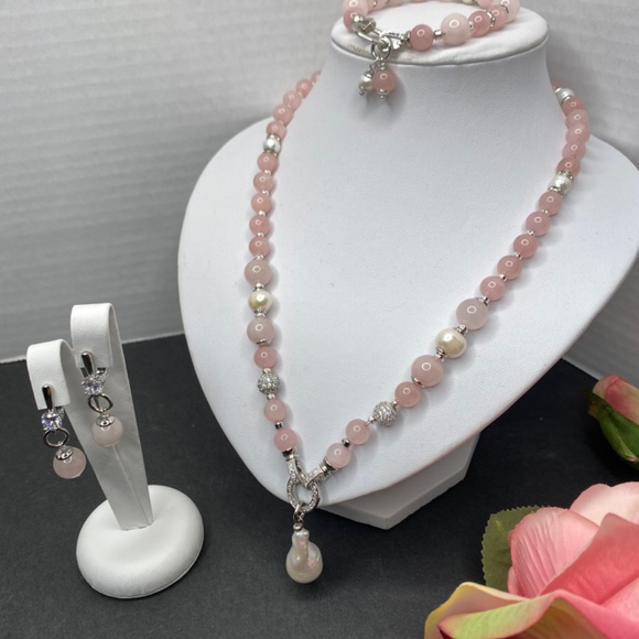 Natural gemstone jewellery set. - Picture 10 of 14